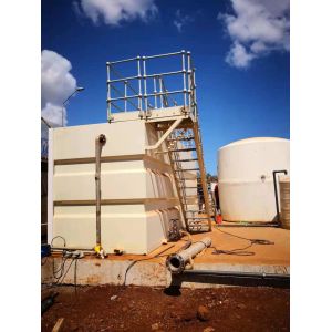 Compact Effluent Mbbr Sewage Treatment Plant Mess Free 2.4m