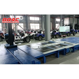 2 &3&4 Wheels EV Motorcycle Centralized Tester With Brake Force Tester Axle Load