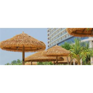 Customized PVC Thatch Roof Tiles for Garden/Seaside Bars Easy to Install and