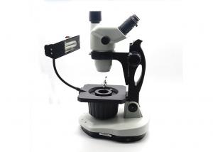 China Laboratory Desktop 10X-67.5X Gem Stereo Microscope with Polariscope system on sale