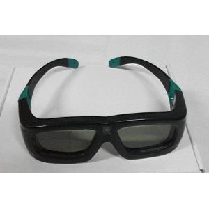 Custom Plastic DLP Link Active Shutter 3D Glasses Rechargeable OEM
