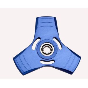 Desk toy spinner aluminium colorful fidget metal tri angle fight edc aluminum
