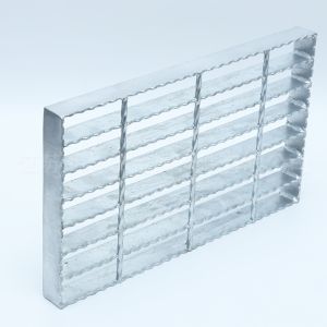 China Hot Dipped Galvanized Platform 6mm Serrated Grating on sale