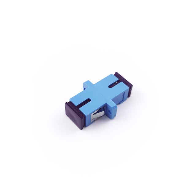 FTTH SC Optic Fiber Adapter with UPC Eared Dustproof Simplex Coupler Manufacture