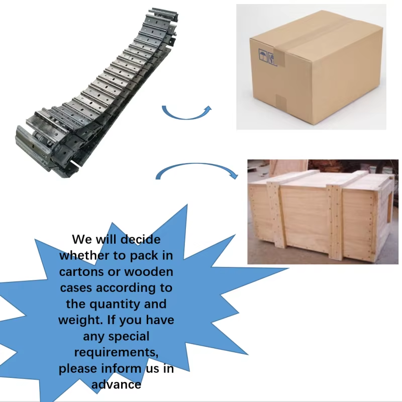 Lightweight Mini Excavator Rubber Track 0.8Ton-1.5Ton Small Excavator Attachment