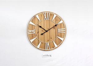 China Round Numerals Irregular Knot Metal Frame Wall Clock on sale