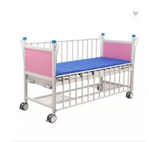 Cheap Manual Hospital Pediatric Bed Two Crank Child Bed With Bed Head Boards for sale
