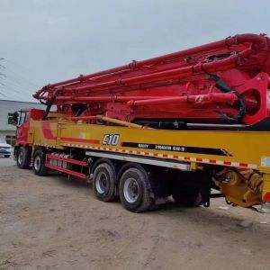 China SYM5460THB 56m Concrete Boom Pump for Construction Machinery Used Concrete Pump Truck on sale