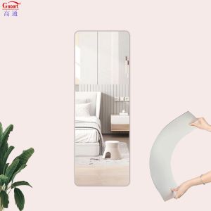 2mm Plastic Flexible Sliver Sheet Adhesive Acrylic Mirror Board for Custom Home