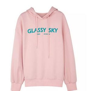 Letter Pattern Casual Pullover Sweater Hoodies With 3D Print Eager Logo