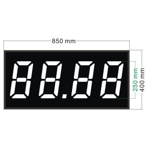 Waterproof Gas Station 7 Segment Display Board Outdoor Led Message Board Signs