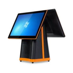 Restaurant Cashier Dual Screen Tablet Cash Register with Printer Windows/Android