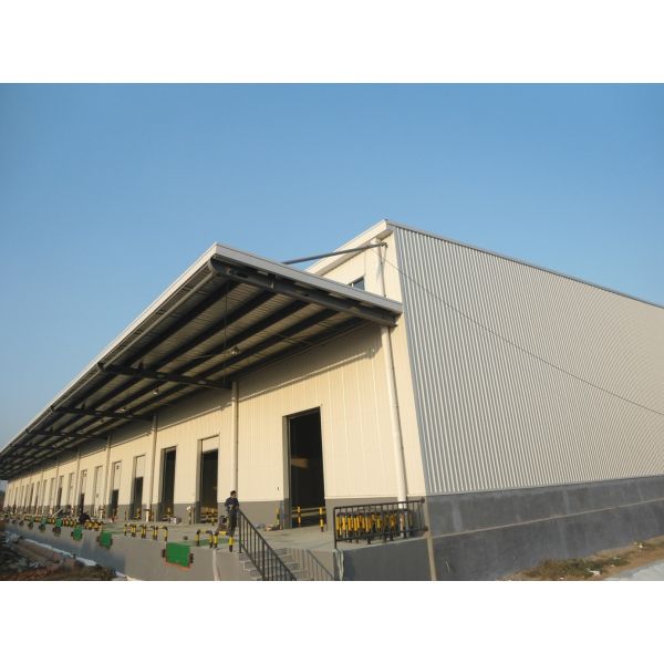 Steel Structure Prefabricated Modular House Of Villa/Warehouse/Workshop/Large Supermarket/Offices Building