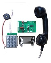 Industrial Analog Telephone Circuit Board with Keypad and Handset