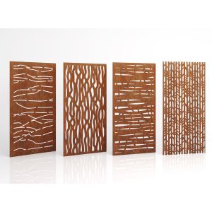 Folding Partition Room Divider Screen Aluminium Panel Contemporary Design