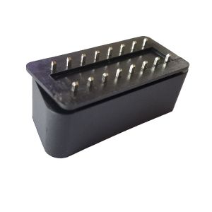 Automobile 24V OBD Car Connector Durable 16 Pin PA66 Brass Material