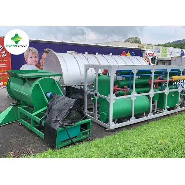 Large Capacity Batch Pyrolysis Tyre Recycling Plant In Usa Convert Tires Into