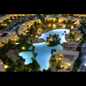 Famous Village Buildings CNC Architecture Model Egypt 1/500 White Bay