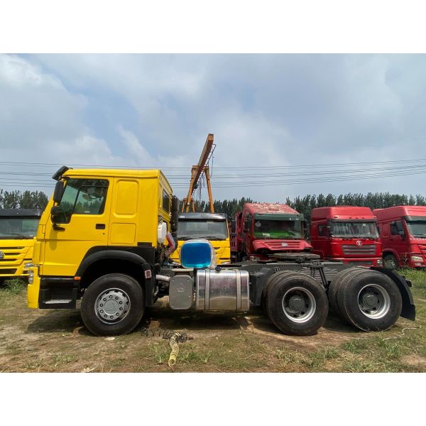 Quality Used HOWO 375hp Tractor Truck 6*4 Second Hand Howo Tractor Head With Good Condition wholesale