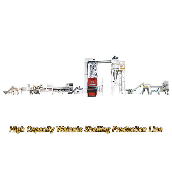 Quality Auto Walnut Shelling Machine With Kernel Shell Separation wholesale