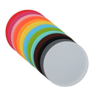 Cheap Silicone Coaster 10CM Round Insulation Pad Table Decoration Accessories Type Mats Pads for sale