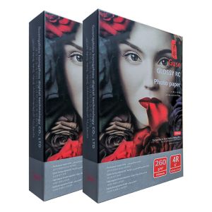 Resin Coated 4R Photo Paper 260gsm Rough Satin Waterproof 102*152mm