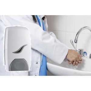 China Bathroom Manual Soap Dispenser / Wall Mounted Hand Sanitizer Dispenser Refills on sale