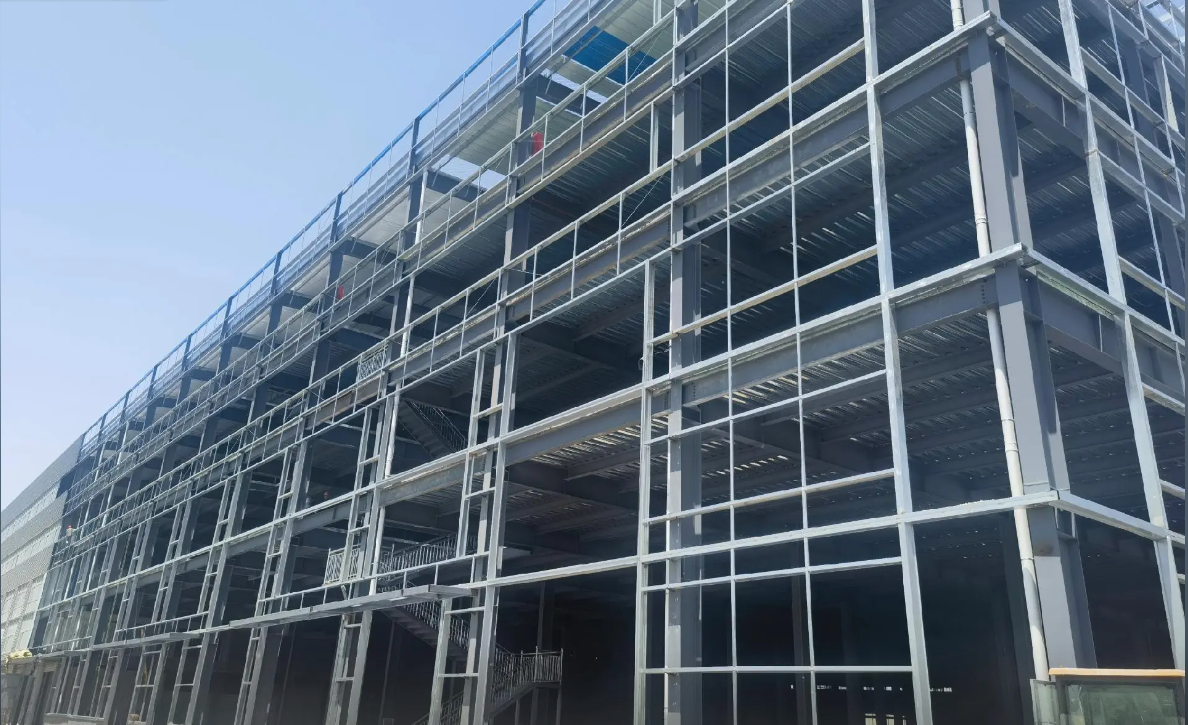 Easy Install Steel Frame Multi Storey Buildings High Strength Office Steel Building
