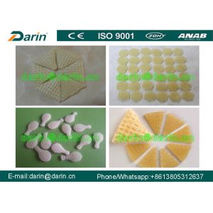 Automatic Fried Extrusion Food 3D Snack Pellet Machinery CE Standard