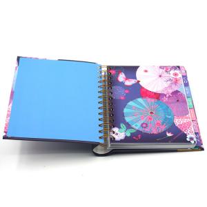 China Concealed Address Label Spiral Notebook Printing Service 176*190mm FSC on sale