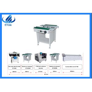 ET-600 PCB conveyor machine connect for the Assembly machine with 5mm flat belt