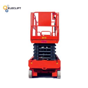 Cheap Manual Steering Self Propelled Scissor Lift With Emergency Stop Button for sale