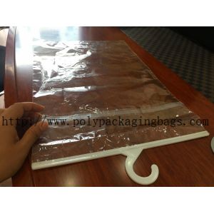 High Transparent 0.04mm BOPP Coat Bag Hanger