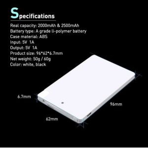 Cable Built-in Power Bank 5000mah easy to take power on the go for iPhone