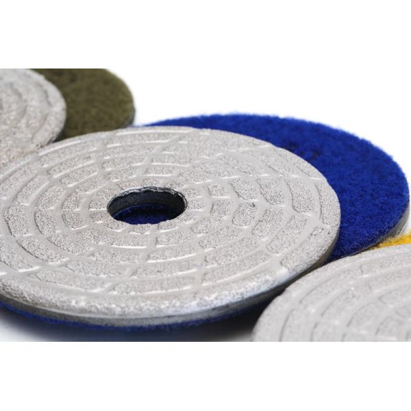 Fast Change Diamond Polishing Pads , 4" Dry Concrete Polishing Pads Extremely