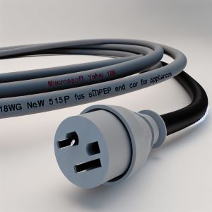 18AWG NEMA 5-15P to Stripped End Power Cord for Appliances