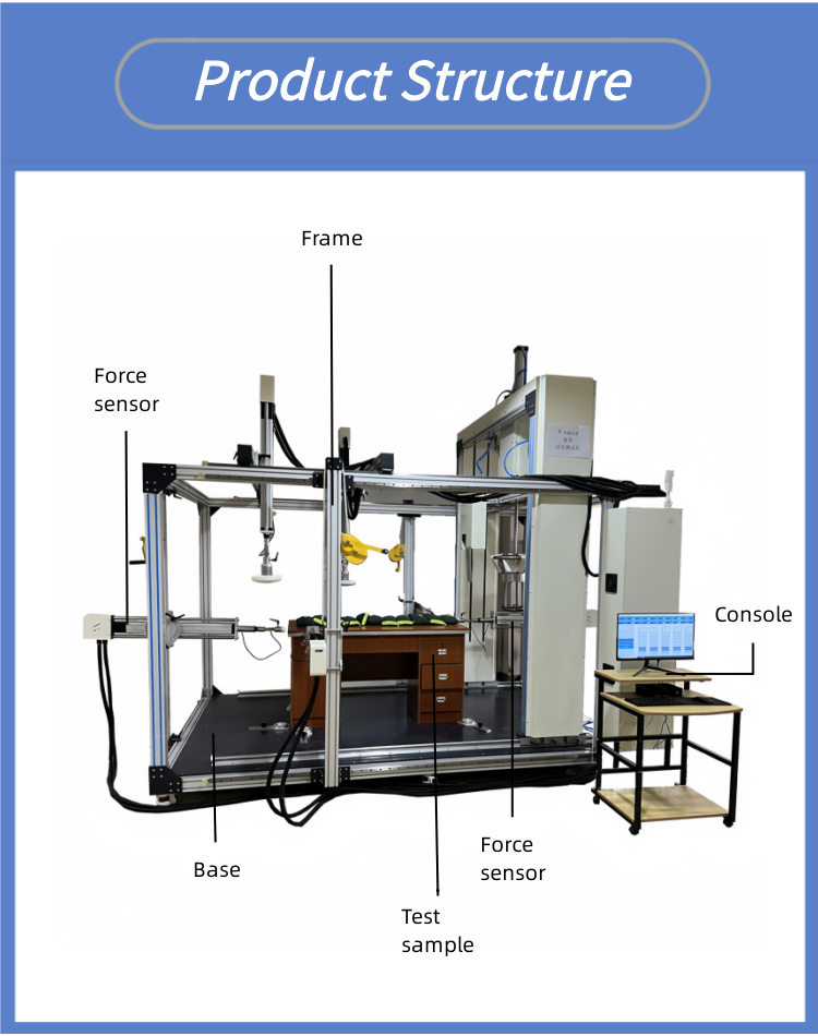 Cabinet Comprehensive Durability Tester Multi-Functional Testing Machine for Office Cabinet Life & Performance Inspection