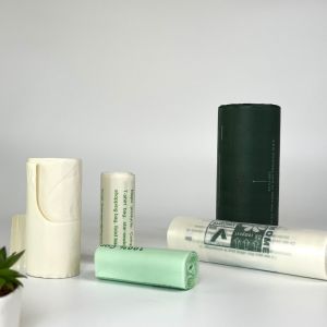 Biodegradable T Shirt Bag On Roll Made Of PBAT Material For Eco Friendly
