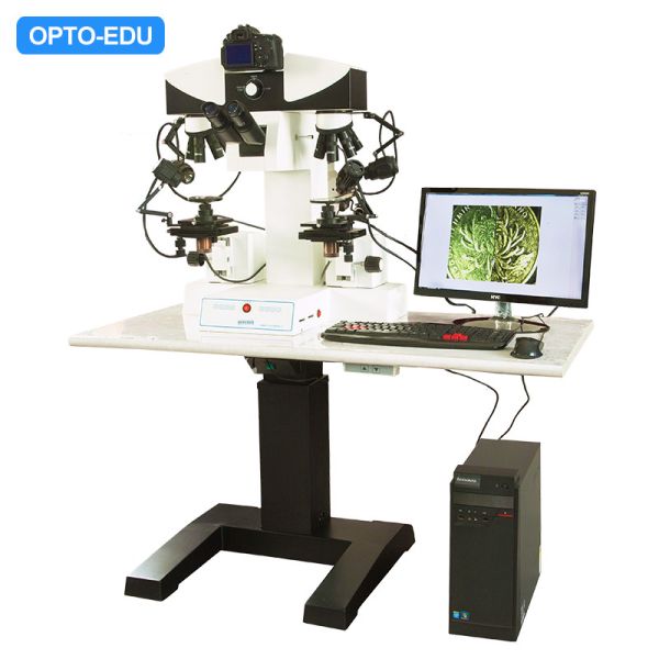 Quality Motorized Digital Forensic Comparison Microscope with High Resolution CCD Camera and LED Illumination for Laboratory Research wholesale