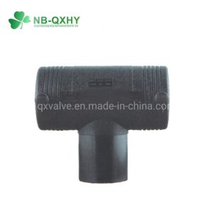Cheap 20mm to 355mm Injection PE100 HDPE Electrofusion Socket Equal Tee for Gas Pipe Fitting for sale