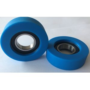 Bearing 6204 2RS Escalator Spare Part Step Chain Roller 75x23.5 Integrate Roller