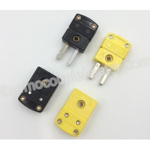K / J type Flat Pin Mini OMEGA Thermocouple Connectors