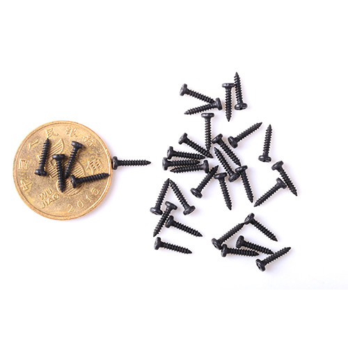 Carbon Material Small Screw for Timepiece High Precision Small Screw Customized