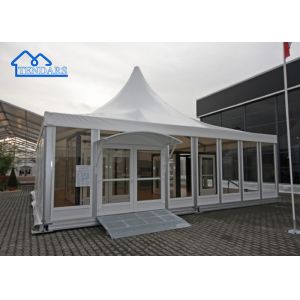 10x10ft 20x20 Outdoor Hot Galvanized Event High Peak Aluminium Bamboo Gazebo