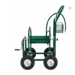 China Best Metal Garden Water Hose Reel Cart for Tools Save Space and Keep Your Garden Tidy on sale
