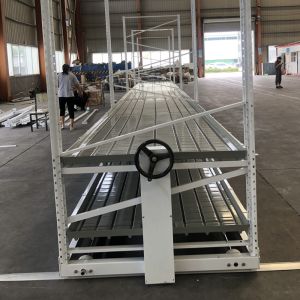 Double Layers Seedbed Ebb And Flow Greenhouse Rolling Bench Grow Tables