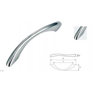 201 Stainless Steel Door Shake Handle Cabinet 160mm Polishing