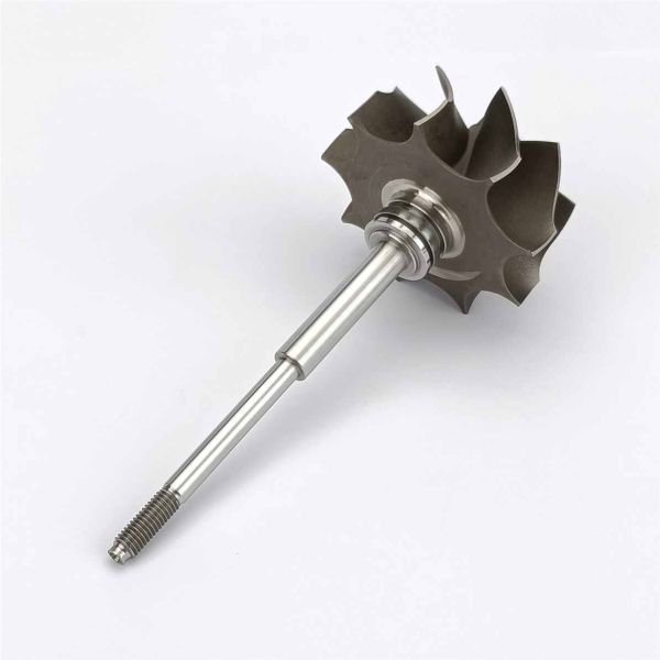 MS-TECH Turbo TD04HL - 9B Turbo Turbine Wheel Shaft 49189-30100 49177-30100 Ind:52mm Exd:45.65mm Blades9
