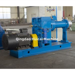 Year Hot Feed Rubber Extruder Machine with 3585x814x1470 mm Size