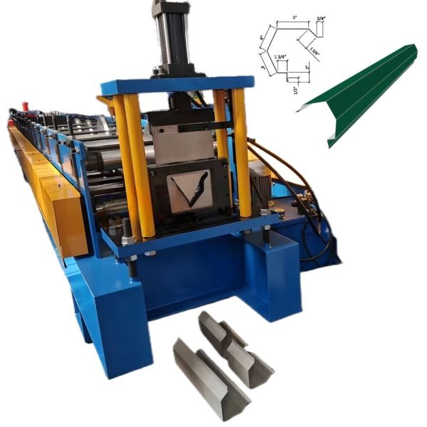 Galvanized Metal PBR PBU Roofing Flashing Outside Rake Corner Trim Roll Forming